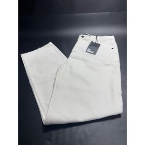 The Kooples NEW Distressed White Straight Leg Jeans Size FR 27 /US Med MSRP $215